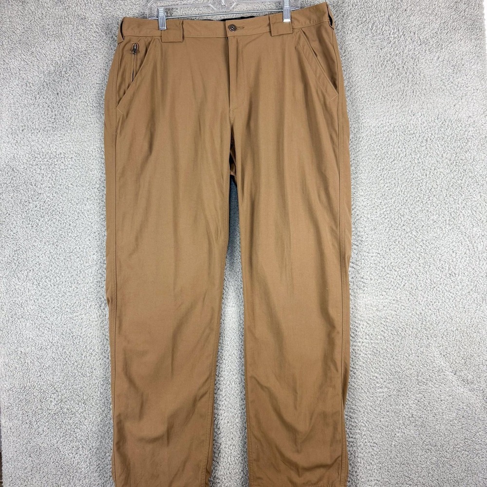 Duluth Trading Co Pants Mens XL Brown Nylon Hiking Outdoor Workwear 38x33 71712